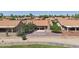 Aerial view showcases desert landscaping and covered patio at 9263 W Oraibi Dr, Peoria, AZ 85382
