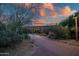 Walking path leading to a bridge with landscape and a scenic sky at 9270 E Thompson Peak Pkwy # 347, Scottsdale, AZ 85255