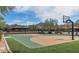 Community basketball court with green and beige surface and mountain views at 9904 E South Bend Dr, Scottsdale, AZ 85255