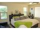 Bright main bedroom with natural light, modern furniture and decorations at 1100 S 176Th Ave, Goodyear, AZ 85338
