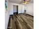 Comfortable bedroom with new flooring, fresh paint, ceiling fan and ample closet space at 1214 E Henry St, Tempe, AZ 85288