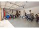 Spacious garage perfect for storage and hobbies, with high ceilings and a clean, organized layout at 16609 N 40Th Dr, Phoenix, AZ 85053