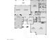 Detailed floor plan showcasing the layout of the home, including bedrooms, kitchen, and living spaces at 16704 W Oracle Rim Dr, Surprise, AZ 85387