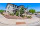 Home exterior featuring a covered porch, desert landscaping, and corner lot at 1914 N Marketside Ave, Buckeye, AZ 85396