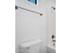 Clean bathroom offers a toilet, towel bar, and a tiled shower at 20507 W Daniel Pl, Buckeye, AZ 85396