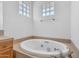 Bright bathtub with glass block windows providing natural light at 20507 W Daniel Pl, Buckeye, AZ 85396