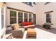 Cozy courtyard boasts comfortable seating and an outdoor lamp, creating a tranquil relaxation spot at 20507 W Daniel Pl, Buckeye, AZ 85396