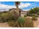 Stucco home with a tile roof, desert landscaping with yucca, aloe and drought-resistant plants at 3055 N Red Mtn # 77, Mesa, AZ 85207