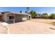 Home features a large patio area and ample room for outdoor activities at 350 N 88Th St, Mesa, AZ 85207