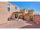 Cozy backyard featuring a concrete patio, gravel landscaping, and partial pergola at 3535 E Erie St, Gilbert, AZ 85295
