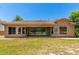 A house has a backyard with desert landscaping and a covered patio at 3715 S Skyline Dr, Gilbert, AZ 85297