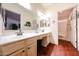 Main bathroom boasts double sinks, a vanity area, and access to a private toilet and shower at 37222 N Tom Darlington Dr # 15, Carefree, AZ 85377