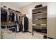 A spacious walk-in closet with ample shelving and hanging space for clothes and accessories at 42 S Nevada Way, Gilbert, AZ 85233
