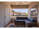Relaxing balcony with comfortable outdoor seating and neighborhood views at 20121 N 76Th St # 2021, Scottsdale, AZ 85255