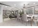 Dining area blending seamlessly with the living room, creating an open and inviting atmosphere at 20576 W Briarwood Dr, Buckeye, AZ 85396