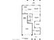 Detailed floor plan showcasing the layout of the main floor, including kitchen, dining, and garage spaces at 20576 W Briarwood Dr, Buckeye, AZ 85396