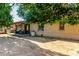 Backyard with a covered porch and room for outdoor furniture at 2110 W Morrow Dr, Phoenix, AZ 85027