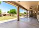 Covered patio perfect for entertaining or relaxing outdoors at 2116 W Fawn Dr, Phoenix, AZ 85041