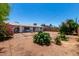 Backyard featuring a mix of plants and open space at 230 E Fairmont Dr, Tempe, AZ 85282