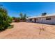 Spacious backyard with minimal landscaping and an outdoor seating area at 230 E Fairmont Dr, Tempe, AZ 85282