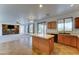 Open floor plan featuring a kitchen with an island, with open access to the living area at 7398 W Paso Trl, Peoria, AZ 85383