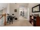 Upstairs hallway with carpet and access to multiple rooms at 818 E Hiddenview Dr, Phoenix, AZ 85048
