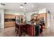 Open kitchen with a large island, stainless steel appliances, and ample cabinet space at 818 E Hiddenview Dr, Phoenix, AZ 85048