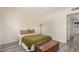 Bedroom showcases natural light, simple decor, and hardwood floors at 8210 E Garfield St # K23, Scottsdale, AZ 85257