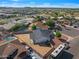 Expansive aerial view showcasing the home's proximity to State Farm Stadium and the Westgate Entertainment District at 8620 W Denton Ln, Glendale, AZ 85305