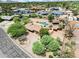 Expansive desert property featuring a pool, covered patio, mature trees, and circular driveway at 12212 N 66Th St, Scottsdale, AZ 85254