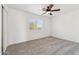 Bedroom with white walls, carpet, and a ceiling fan at 1239 W Descanso Canyon Dr, Casa Grande, AZ 85122