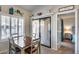 Dining area adjacent to the patio featuring sliding glass doors and views of the backyard at 14300 W Bell Rd # 312, Surprise, AZ 85374