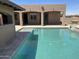 Sparkling pool with direct access to home, situated in the backyard at 15625 N Jerry St, Surprise, AZ 85378