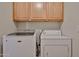Laundry room features a white washer and dryer at 1932 S 220Th Dr, Buckeye, AZ 85326
