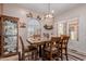 Bright dining room with stylish decor, natural light, and elegant furniture at 20655 N 273Rd Ave, Buckeye, AZ 85396