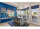 Cozy eat-in kitchen nook featuring blue accents and bright natural light at 2135 E Clipper Ln, Gilbert, AZ 85234