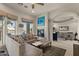 Large living room with lots of natural light and stylish furniture at 2135 E Clipper Ln, Gilbert, AZ 85234