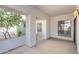 Cozy outdoor patio area with views of a lush, landscaped courtyard at 295 N Rural Rd # 143, Chandler, AZ 85226