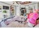 Bright bedroom with large closet and unique decor at 3500 N Hayden Rd # 203, Scottsdale, AZ 85251