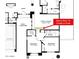Floorplan showing optional private 2-BR guest suite with door at 6481 E Amber Sun Dr, Scottsdale, AZ 85266
