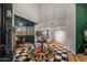 Striking foyer with soaring ceilings, a checkered marble floor, and an open layout leading to the dining area at 8219 S Pecan Grove Cir, Tempe, AZ 85284