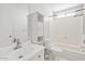 Clean bathroom with a vanity sink, medicine cabinet, shower-tub, and a toilet at 12201 N 22Nd Pl, Phoenix, AZ 85022