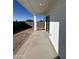 The covered patio is ready for entertaining at 14860 S Capistrano Rd, Arizona City, AZ 85123