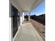 The covered patio is ready for entertaining at 14860 S Capistrano Rd, Arizona City, AZ 85123