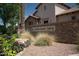 Community Aquatic Center Entrance with well-kept landscaping and a stone sign at 157 W Leatherwood Ave, San Tan Valley, AZ 85140