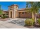 Delightful single-Gathering home featuring a two-car garage, stone accents, and xeriscaped landscaping at 20499 W Alsap Rd, Buckeye, AZ 85396