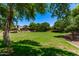 Lush green space with mature trees, offering a relaxing atmosphere for community enjoyment at 2547 E Vermont Dr, Gilbert, AZ 85295