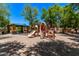 Community park featuring a playground and covered picnic area, perfect for families at 2547 E Vermont Dr, Gilbert, AZ 85295