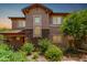 Charming two-story home with stone accents and well-maintained front yard landscaping at 2547 E Vermont Dr, Gilbert, AZ 85295