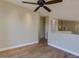 Open-concept living room features hardwood floors and neutral paint scheme at 3634 N Desert Oasis --, Mesa, AZ 85207